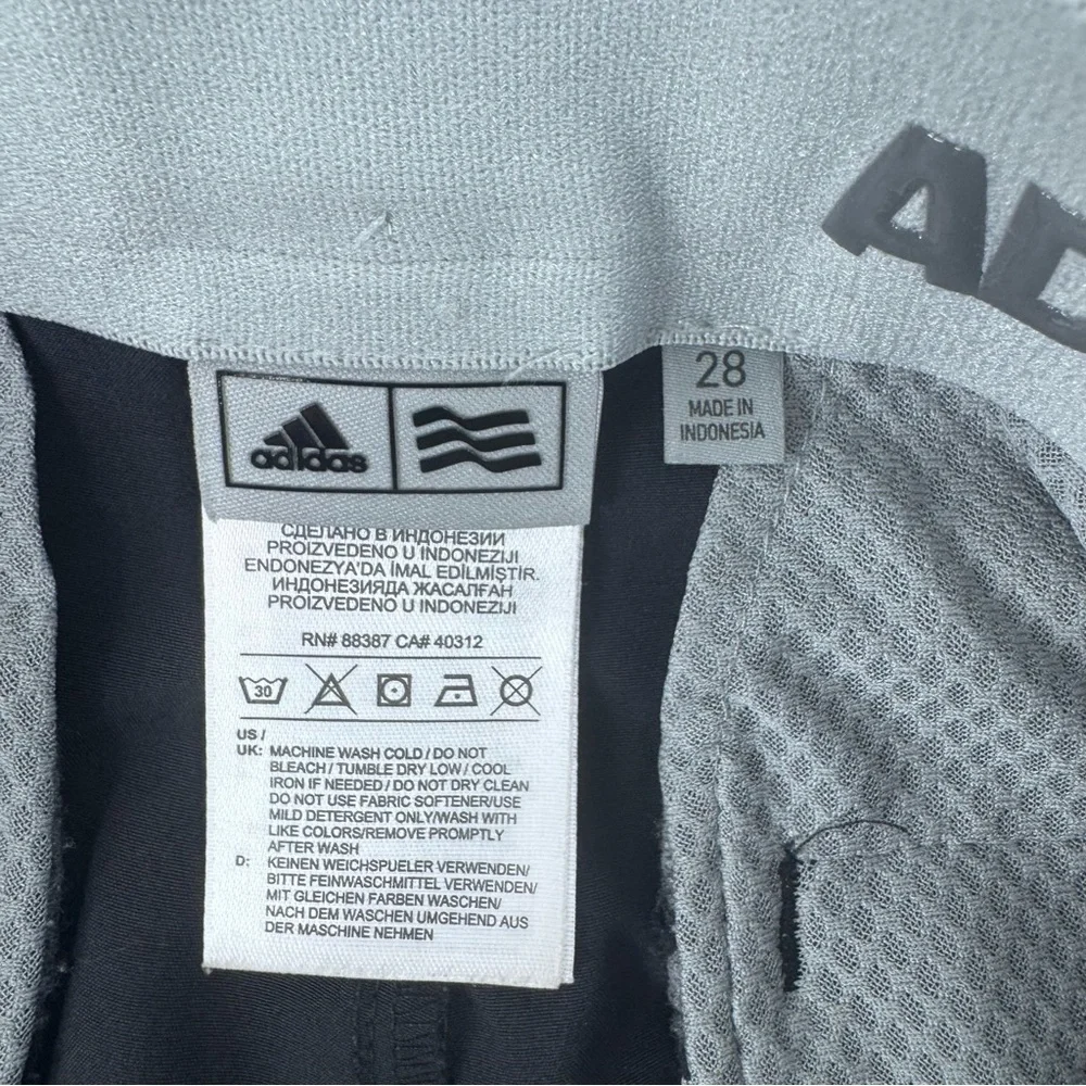 Adidas Men's‎ Black Flat Front Shorts
